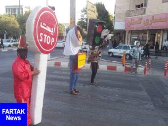 برگزاری "کمپین از خودمان شروع کنیم" در تقاطع های شهر کرمانشاه به روایت تصویر