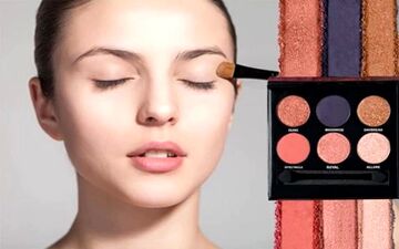 زیبایی چشم‌ها با یک آرایش حرفه‌ای