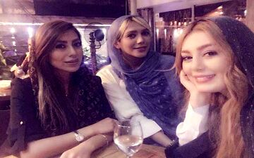 تیپ متفاوت سحر قریشی به همراه دوستانش + عکس