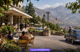 عکس قدیمی هتل دربند تهران در دهه ۴۰؛ نمایی تماشایی از تهران قدیم