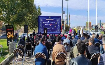 آئین رونمایی از سردیس ۶ شهید در کرمانشاه برگزار شد

