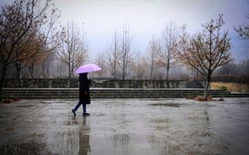 بارش باران در محورهای 12 استان کشور