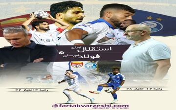 استقلال - فولاد؛ محض رضای خدا این بازی را ببرید!