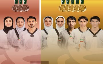 تکواندوکاران ایران با ۱۶ مدال قهرمان پرزیدنت‌کاپ پاکستان شدند