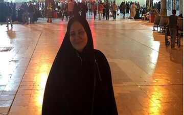 پوشش بهاره رهنما در شب قدر