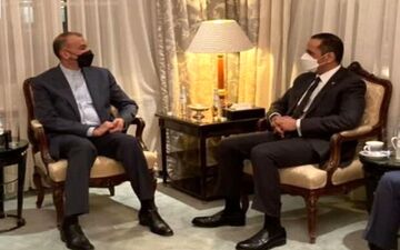 امیر عبداللهیان با وزیر خارجه قطر دیدار و گفت‌وگو کرد
