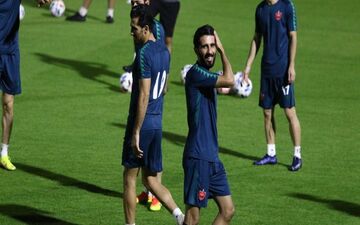 حضور بشار رسن در تمرین امروز پرسپولیس