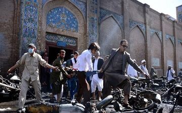 انفجار در مسجدی در افغانستان ۴۵ کشته و زخمی برجا گذاشت 