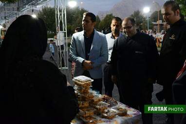 جشنواره گردشگری خوراک کرمانشاهی در شهر بازی 