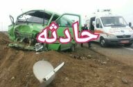 واژگونی ون حامل زائران اربعین در محور اندیمشک–اهواز با ۴ مصدوم

