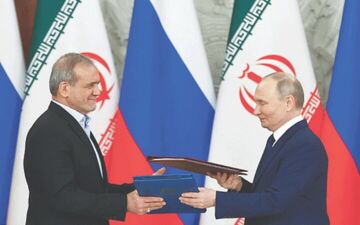 دستور «پوتین» درباره معاهده همکاری‌های راهبردی میان ایران و روسیه