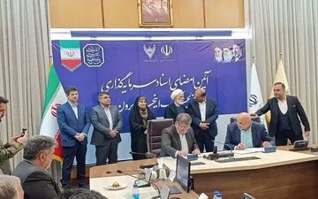 آیین امضای قراردادهای سرمایه‌گذاری مرکز لجستیک اینچه‌برون برگزار شد