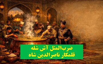 داستان شنیدنی «آش شله‌قلمکار»؛ یادگاری ناصرالدین‌شاه که به ضرب‌المثلی ماندگار تبدیل شد!