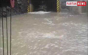 
جاده چالوس زیر آب رفت+فیلم