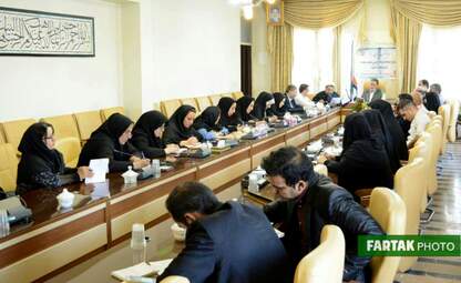 نشست خبری مدیران کل عتبات عالیات استان و اداره فرهنگ و ارشاد اسلامی کرمانشاه به روایت تصویر