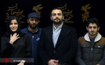 "حامد کمیلی" در سی و پنجمین جشنواره فیلم فجر+ عکس