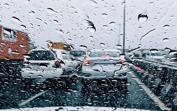 بارش باران و رگبارهای بهاری در اردبیل 