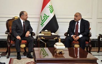  مسعود بارزانی با عبدالمهدی در بغداد دیدار کرد