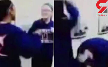  لحظه حمله وحشیانه به دختر 12 ساله در سرویس بهداشتی مدرسه+فیلم