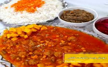 تا حالا خورش قیمه با گوشت چرخکرده درست کردی؟خیلی سریع و راحته
