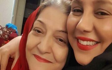 تیپ بهنوش بختیاری در کنار مادرش