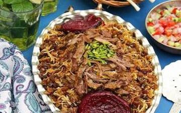 این پلو خیلی خوشمزه س|  چرتمه پلو سمنانی