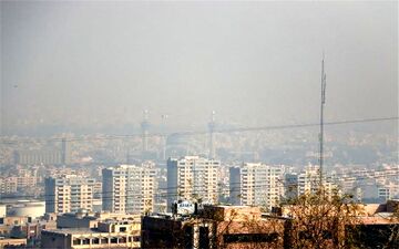 هوای تهران در شرایط ناسالم قرار گرفت