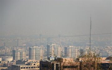 هوای تهران در شرایط ناسالم قرار گرفت