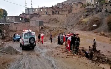 سیلاب به چند روستای سقز خسارت وارد کرد