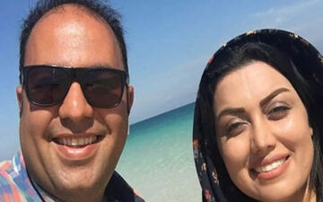 تیپ متفاوت علی اوجی و خانم بازیگر در کنار دریا! + عکس
