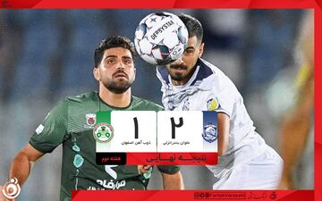 خلاصه بازی ملوان ۲ - ذوب‌آهن ۱؛ کامبک انزلی‌چی‌ها با دبل مرزبان + ویدئو