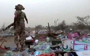 پیدا شدن جنازه مزدوران سعودی در میان زباله‌ها + فیلم 