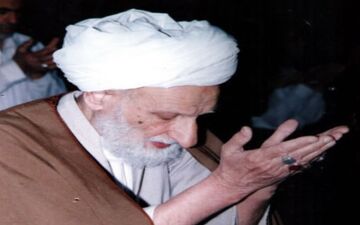 سیره رفتاری آیت‌الله بهجت(ره) در منزل +فیلم 