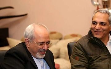 محمدجواد ظریف در پشت صحنه سریال مهران مدیری! | فیلم دیده نشده