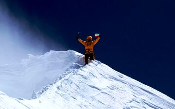 هیمالیا نورد ایرانی، 8هزارمتری شد 