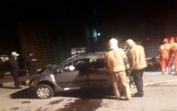 تصادف مرگبار پژو ۲۰۶ + فیلم