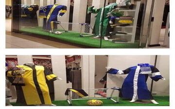 لباس مخصوص زنان عربستانی برای تماشای مسابقات ورزشی/عکس