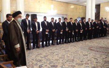ستارگان تیم ملی در کاخ ریاست جمهوری (عکس)