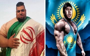 درگیری شدید گوریل قزاقزستان و هالک ایرانی (سجاد غریبی) / اشتباه مجدد سجاد 