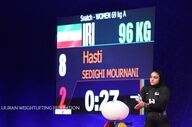 دختران وزنه‌بردار ایران در قهرمانی آسیا دو مدال کسب کردند