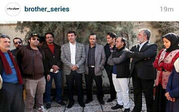 عکس دسته جمعی هنرمندان در سریال برادر (عکس)