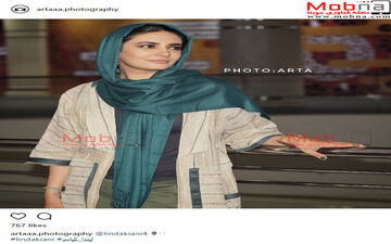 تیپ و میکاپ متفاوت لیندا کیانی در یک مراسم (عکس)