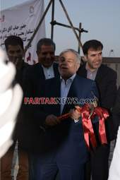گزارش تصویری از کلنگ زنی مجتمع فرهنگی ورزشی سرپل ذهاب توسط مدیرعامل بانک شهر