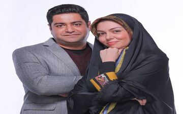 آزاده نامداری و همسرش در یک مراسم خاص/عکس
