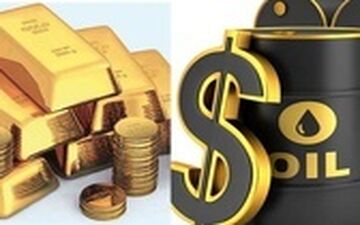  کاهش قیمت طلا و افزایش قیمت نفت