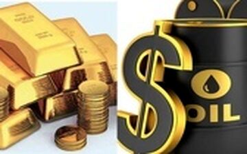  کاهش قیمت طلا و افزایش قیمت نفت
