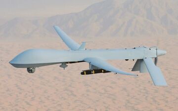 سپاه: پهپاد آمریکایی MQ-1 در تنگه هرمز سرنگون شد