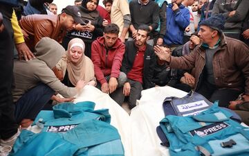 شهادت ۲۶۳ خبرنگار فلسطینی از آغاز جنگ در غزه