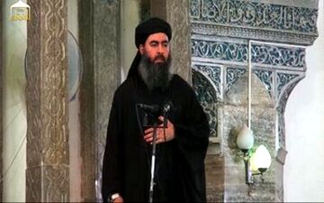 ابوبکر البغدادی در شهر نینوا با جلیقه انتحاری مخفی شده است 