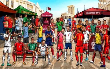 لقب 32 تیم حاضر در جام جهانی 2022 فوتبال